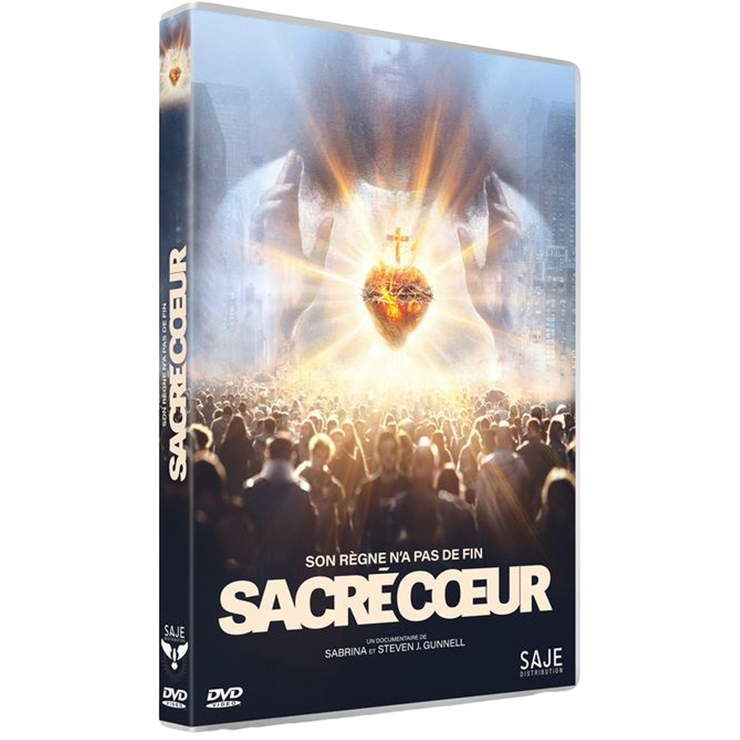 Couverture DVD intitulée 'Sacrécoeur' avec une représentation du Sacré-Cœur.