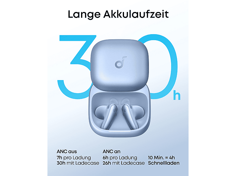Thumbnail - SOUNDCORE BY ANKER Liberty Buds, In-ear TWS Bluetooth-Kopfhörer Bluetooth Light Blue