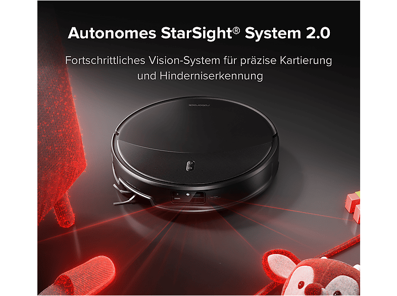 Roborock SAROS 20 X Saugroboter mit Wischfunktion (Schwarz, Laufzeit: 200 min., mit Absaugstation, FlexiArm Technologie) — Foto 4 von 5