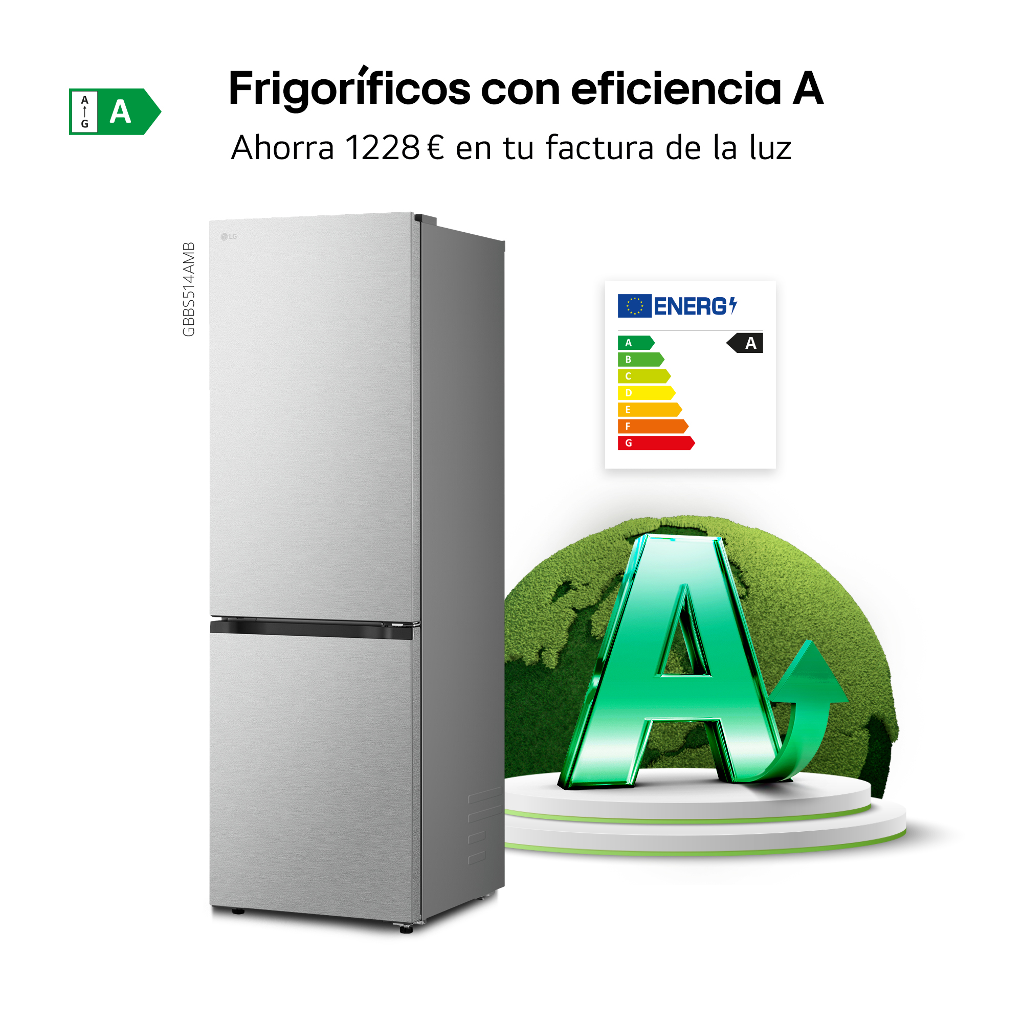 Frigoríficos con eficiencia A. Ahorra 1228 € en tu factura de la luz