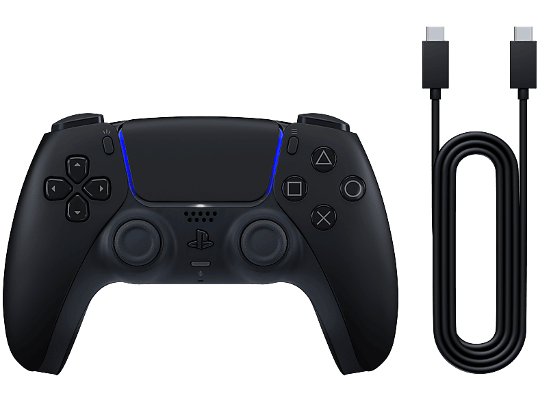 SONY DualSense® Wireless-Controller – Midnight Black + USB-Kabel für PC; Wireless Controller
