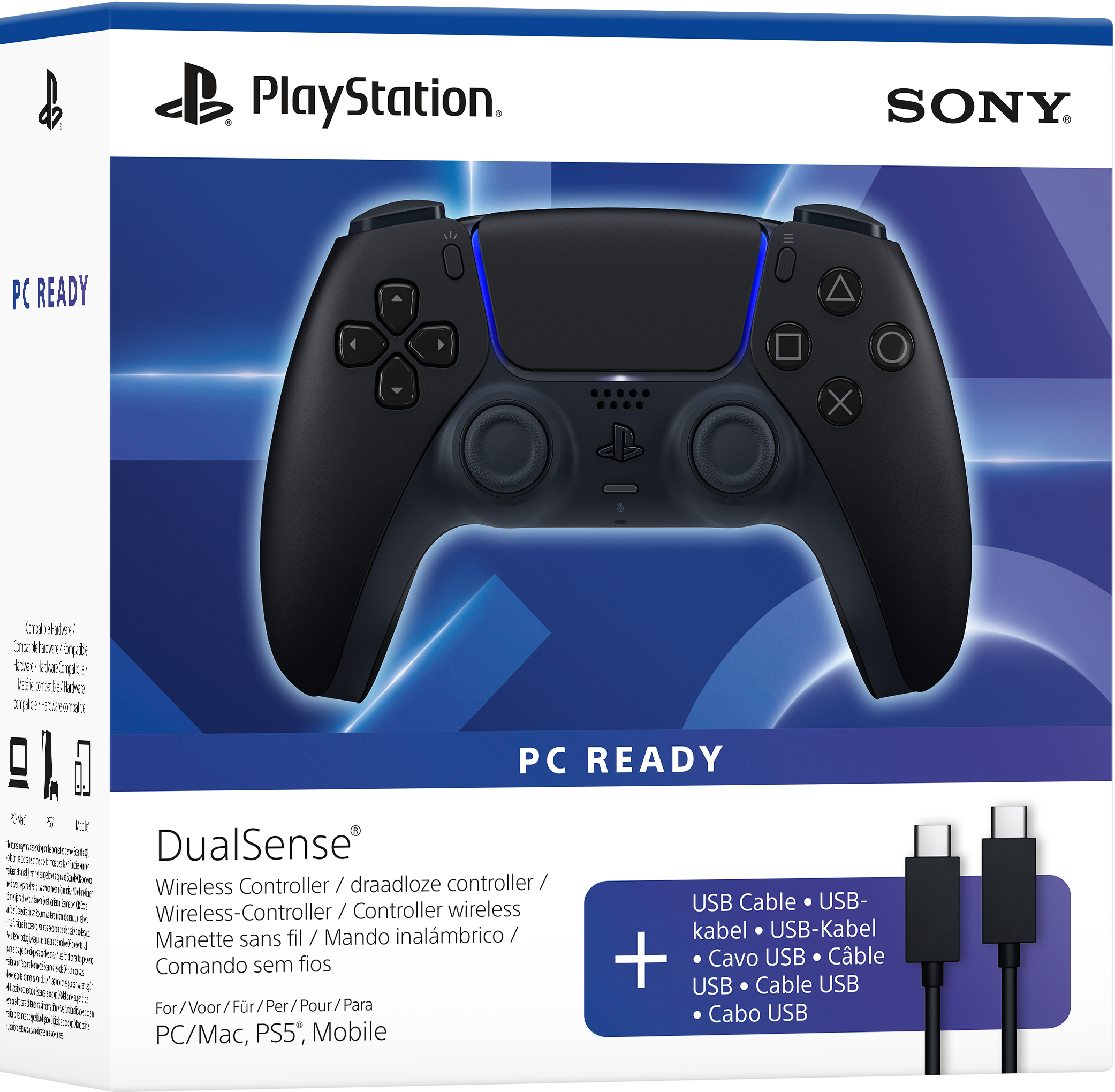 Sony DualSense Wireless Controller für PC, PS5 und Mobilgeräte.