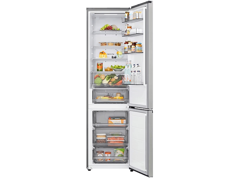 LG Electronics GBBSJ2CCPY Kühl- und Gefrierkombination (C, 375 l, 2030 mm hoch, vollintegrierbar, Prime Silver)