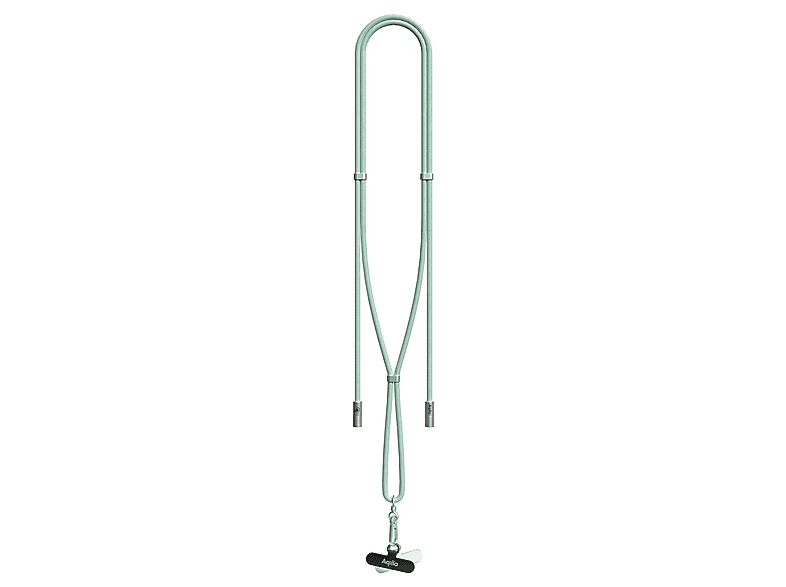 Aqilla 2in1 Lanyard-Kabel, USB-C, 60W PD, Green