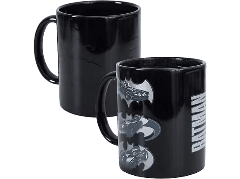 Taza - Pyramid Batman SCMG2400846, 315 ml, Cerámica, Termosensible, Licencia oficial