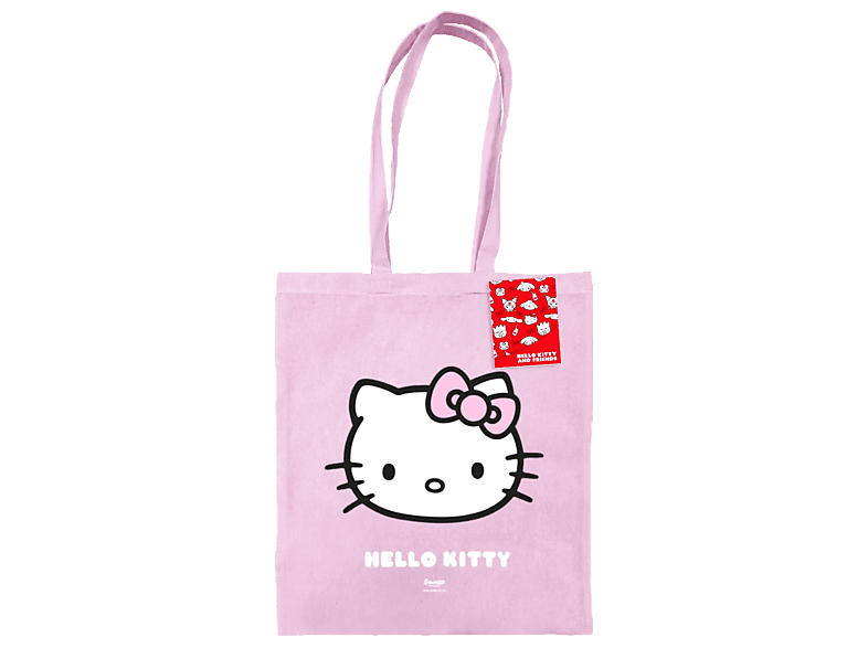 Mochila - Pyramid Hello Kitty, Estilo tote bag, Tela ecológica, Rosa