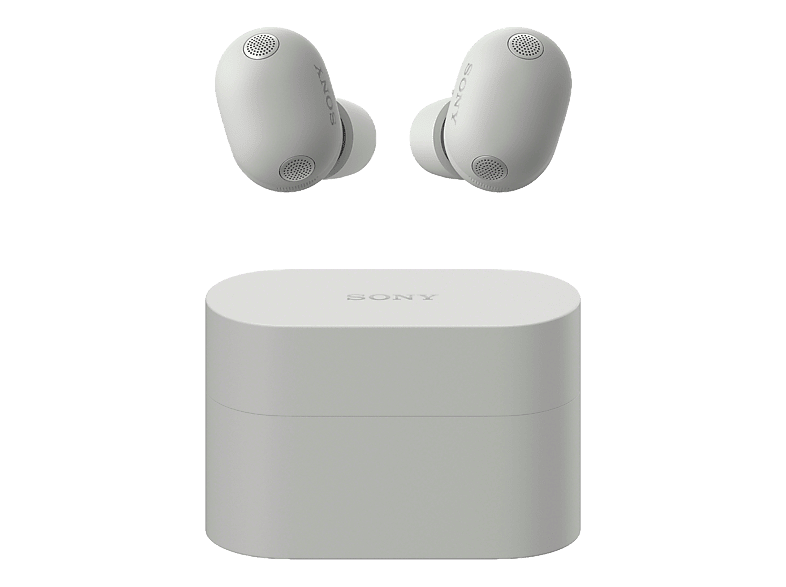 SONY WF-1000X M6, Bluetooth In-ear True Wireless Kopfhörer mit Premium Noise Cancelling, Platinsilber