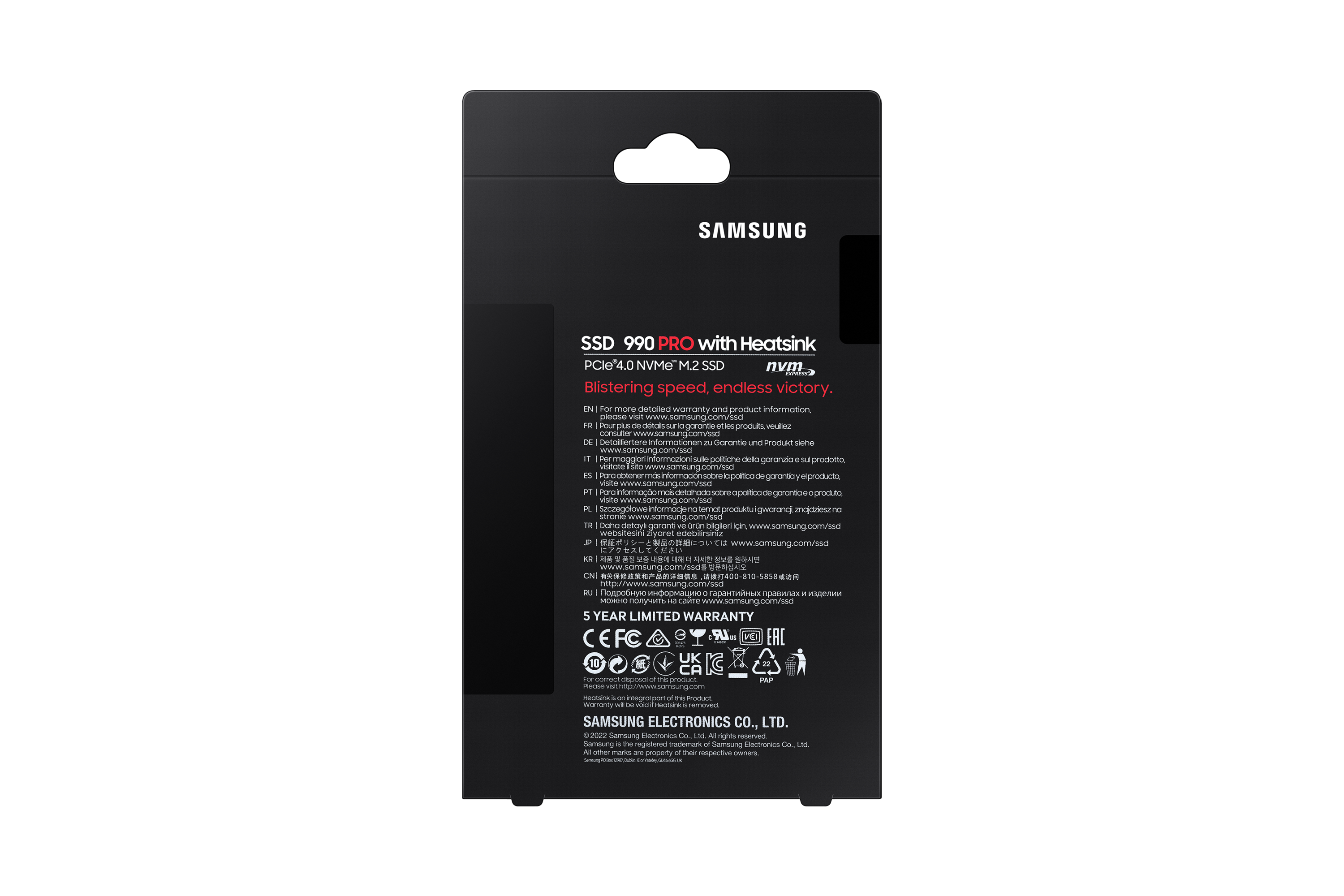 Samsung SSD 990 PRO z radiatorem, SSD M.2 NVMe PCIe 4.0. Gwarancja 5 lat.