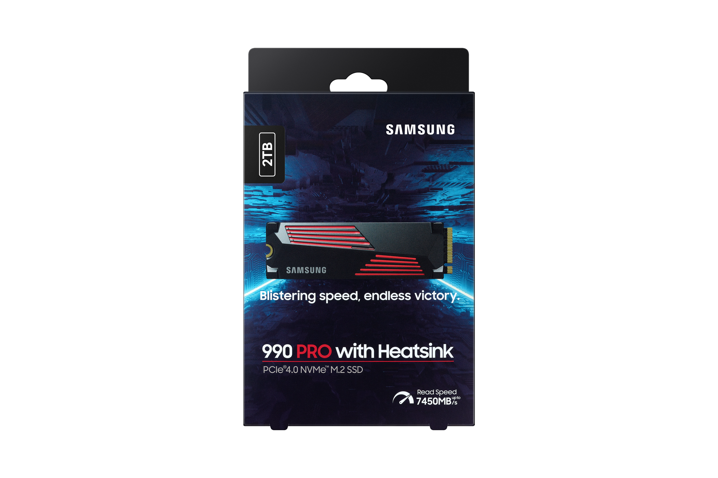 Opakowanie Samsung 990 PRO 2TB SSD z dyskiem M.2.