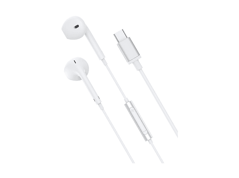 ISY Semi in-ear USB-C CUFFIE, Bianco