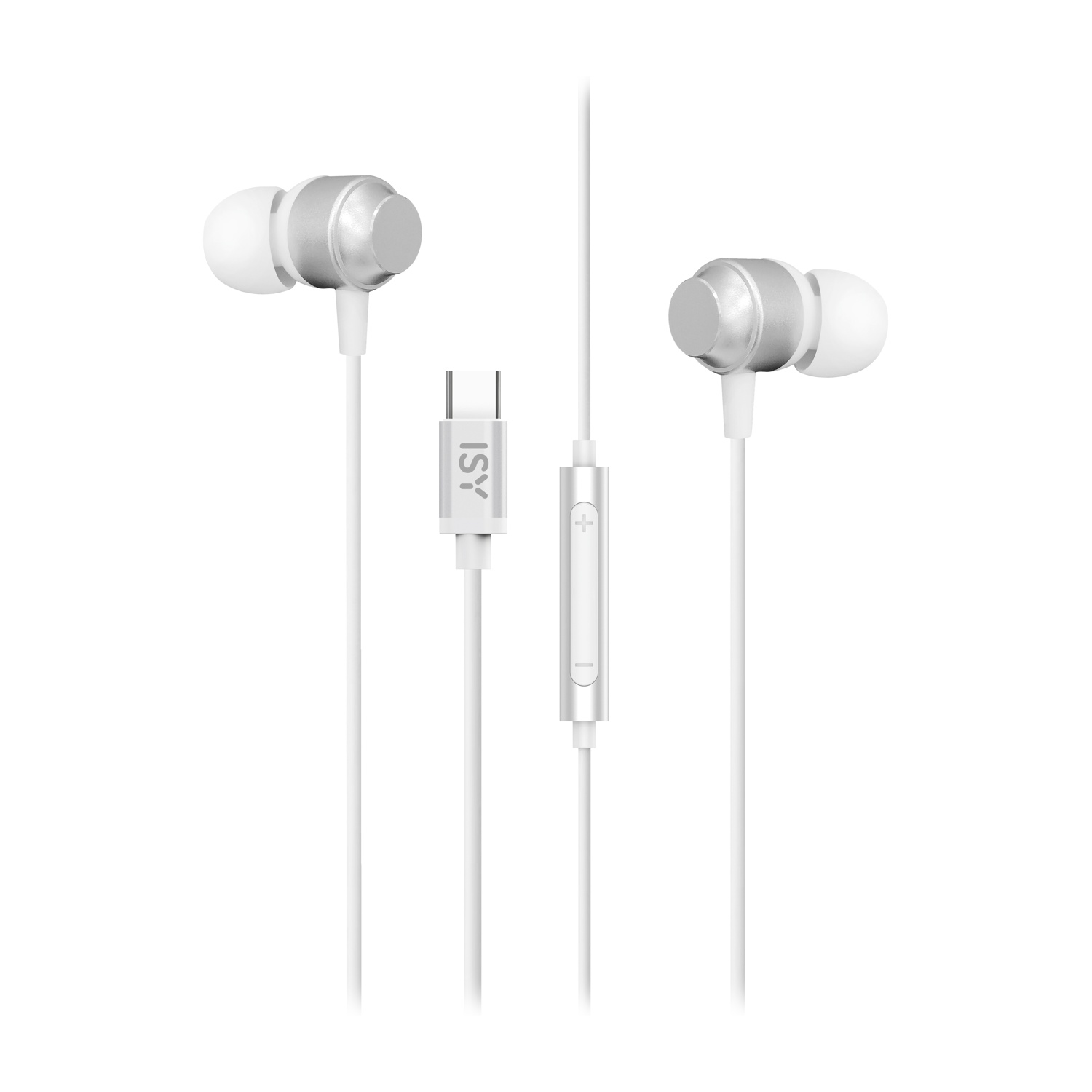 ISY In-ear Usb-C Cuffie, Bianco