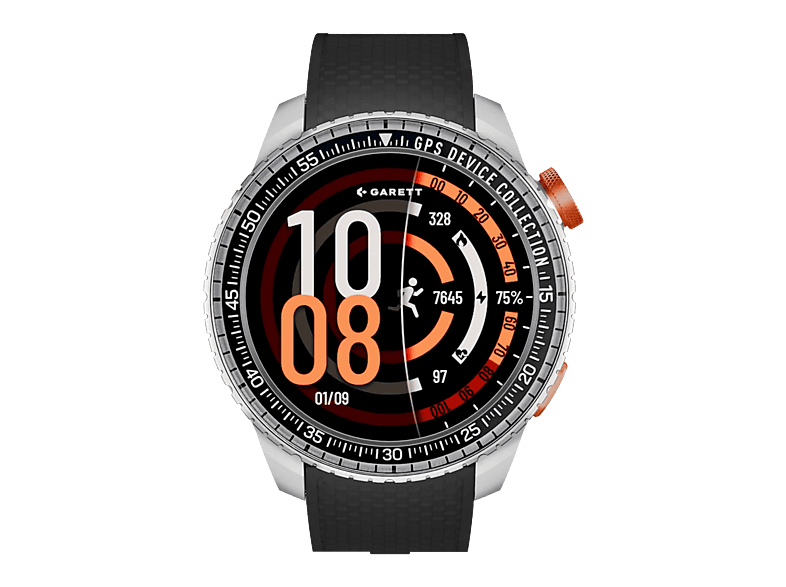 Garett Electronics Smartwatch Compass GPS srebrny