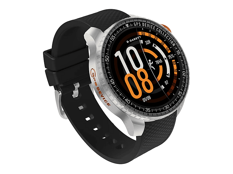 Garett Electronics Smartwatch Compass GPS srebrny – zdjęcie 3