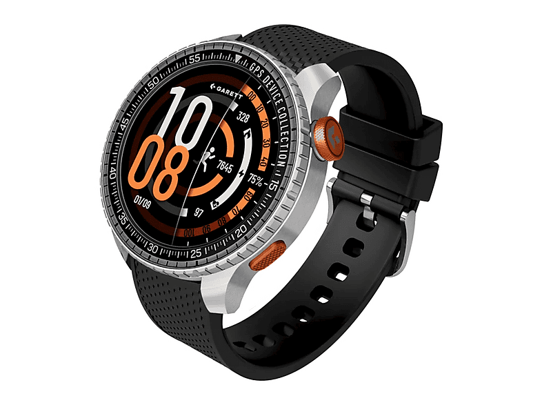 Garett Electronics Smartwatch Compass GPS srebrny – zdjęcie 2