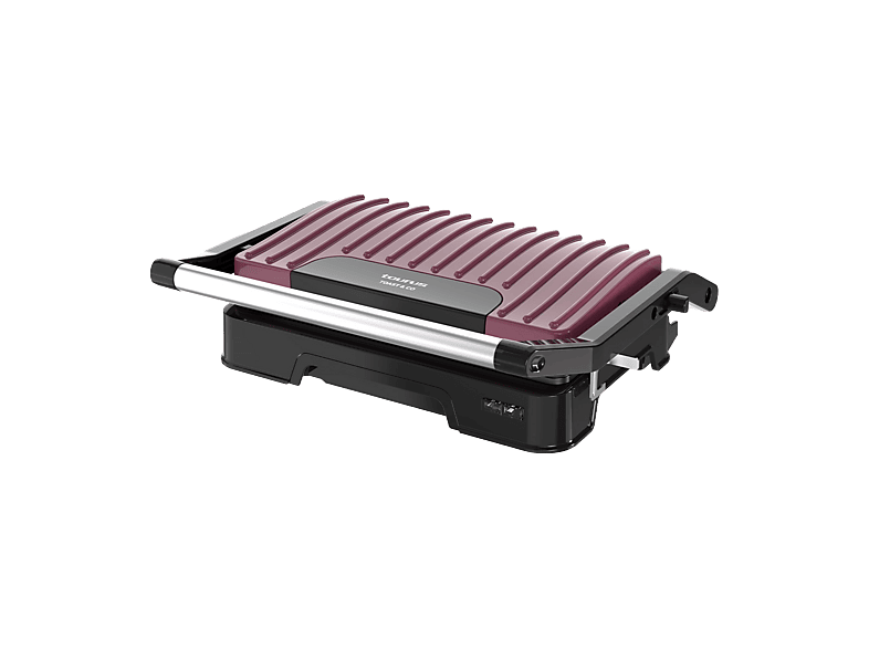 Sandwichera - Taurus Toast & C Ver. II GR1003P, 1000W, Placas de aluminio, Tapa basculante, Libre PFOA, Granate