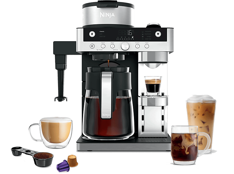 Ekspres NINJA CFN802EU Srebrno-czarny