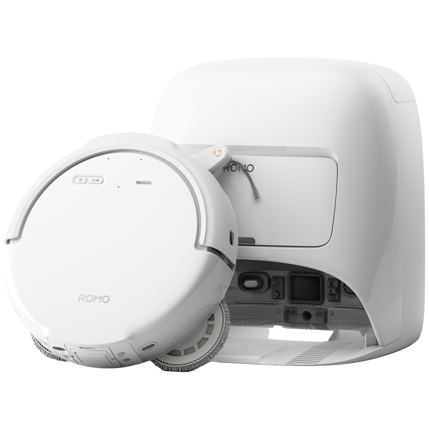 Dji Romo S (water Tank Version)(eu) Robotstofzuiger Met Dweilfunctie Wit