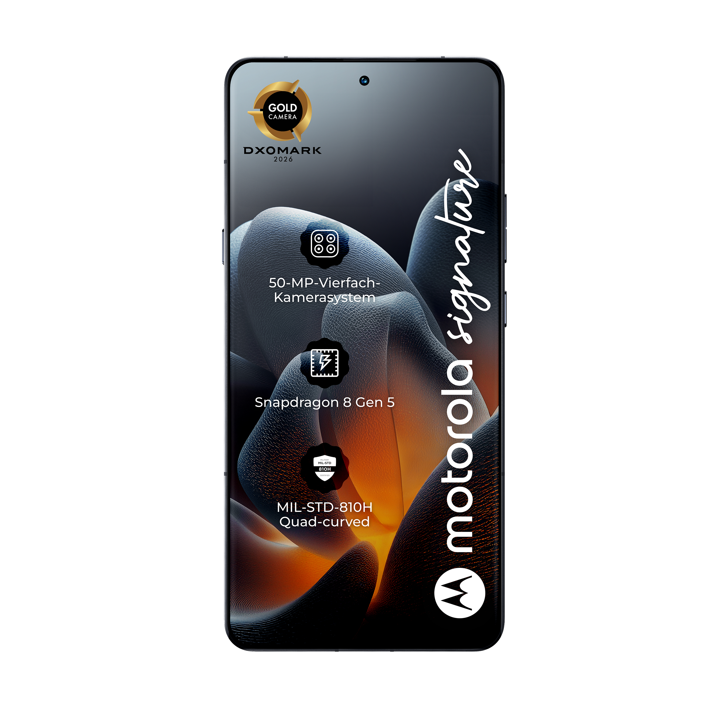 Motorola Smartphone mit DxOMark Gold Kamera, Snapdragon 8 Gen 5.