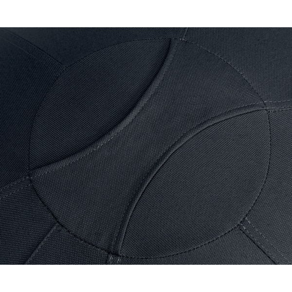 Dunkelblaue Textur mitüberlappenden Kreisen und×Nähten.