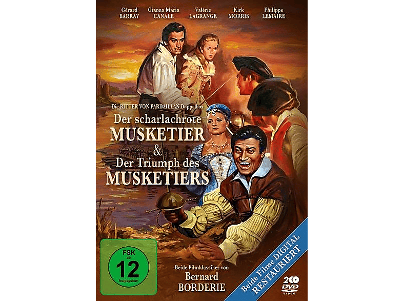 Die Ritter von Pardaillan Doppelbox: 1. Der scharlachrote Musketier (1962) / 2. Der Triumph des Musketiers (1964) DVD (FSK: 12)