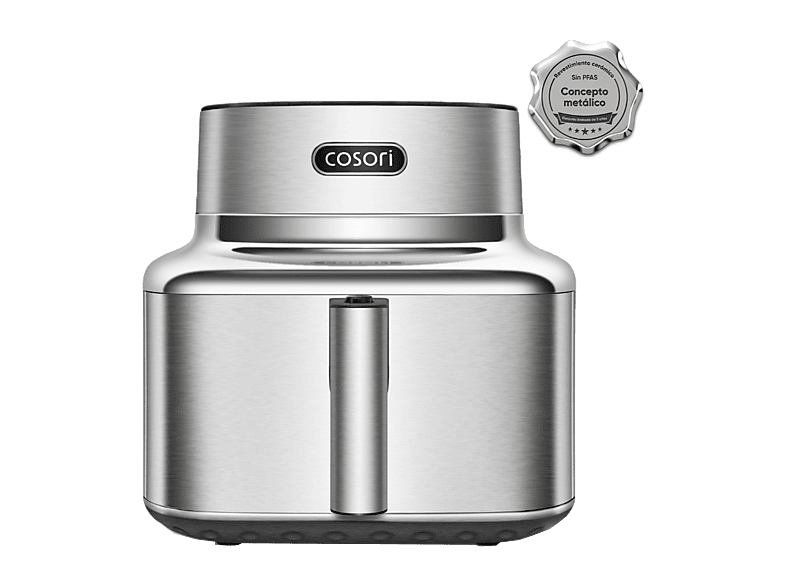REACONDICIONADO Seminuevo Muy bueno Freidora de aire - Cosori Iconic Single Chef Edition, 6.2L, 1725 W, 6 Funciones, Acero inoxidable