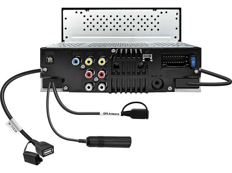 Kenwood DMX6523DABS Digital Media Receiver mit 6,8' WVGA-Display mit Wireless Apple CarPlay® & Android Auto™, iPhone & Android Mirroring 1-DIN Einbaugehäuse; Moniceiver — Foto 3 von 3