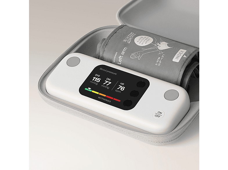 Withings BPM Vision Blutdruckmessgerät (Akkubetrieb, EKG-Messung, Standardgröße: 22-42 cm) — Foto 2 von 5