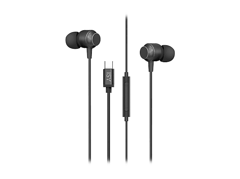 ISY In-ear USB-C CUFFIE, Nero