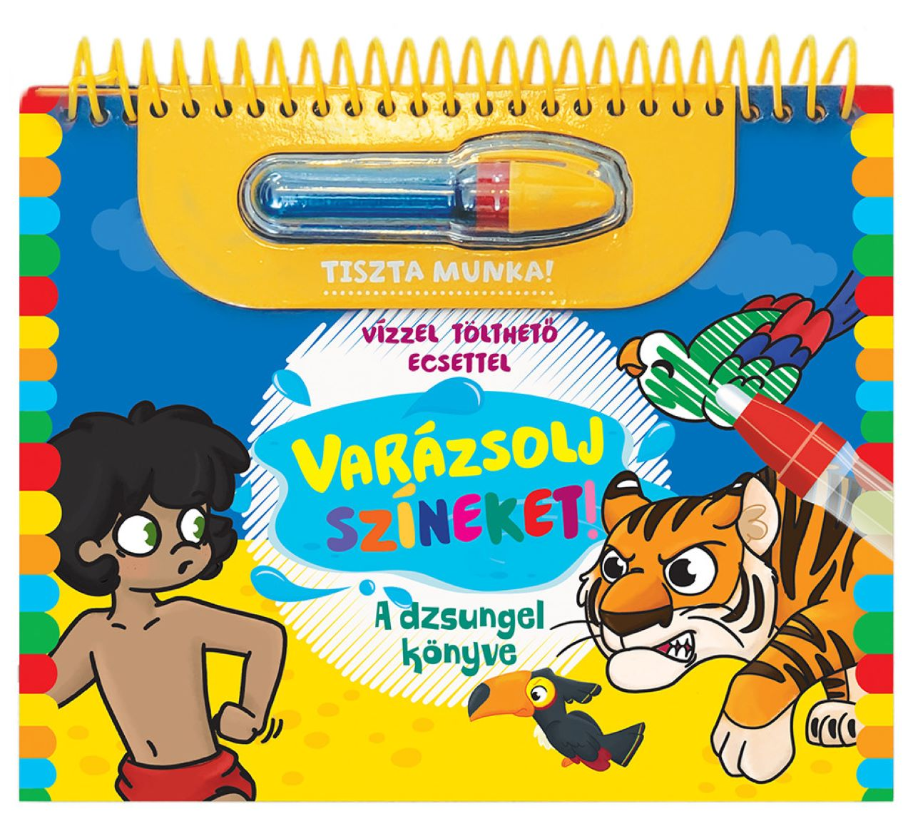 Napraforgó Könyvkiadó - Varázsolj színeket! A dzsungel könyve