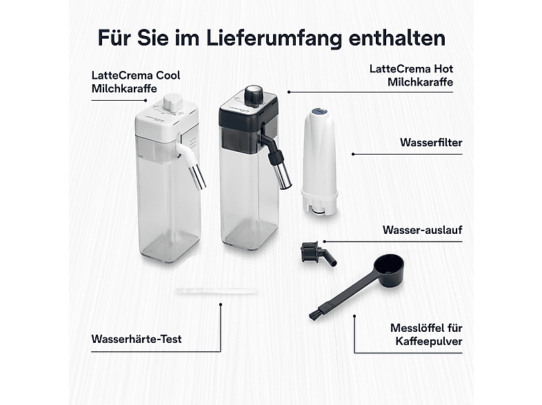De'Longhi ECAM 470.85.MB ELETTA ultra Kaffeevollautomat (Silber, Kegelmahlwerk, 19 bar) — Foto 2 von 5