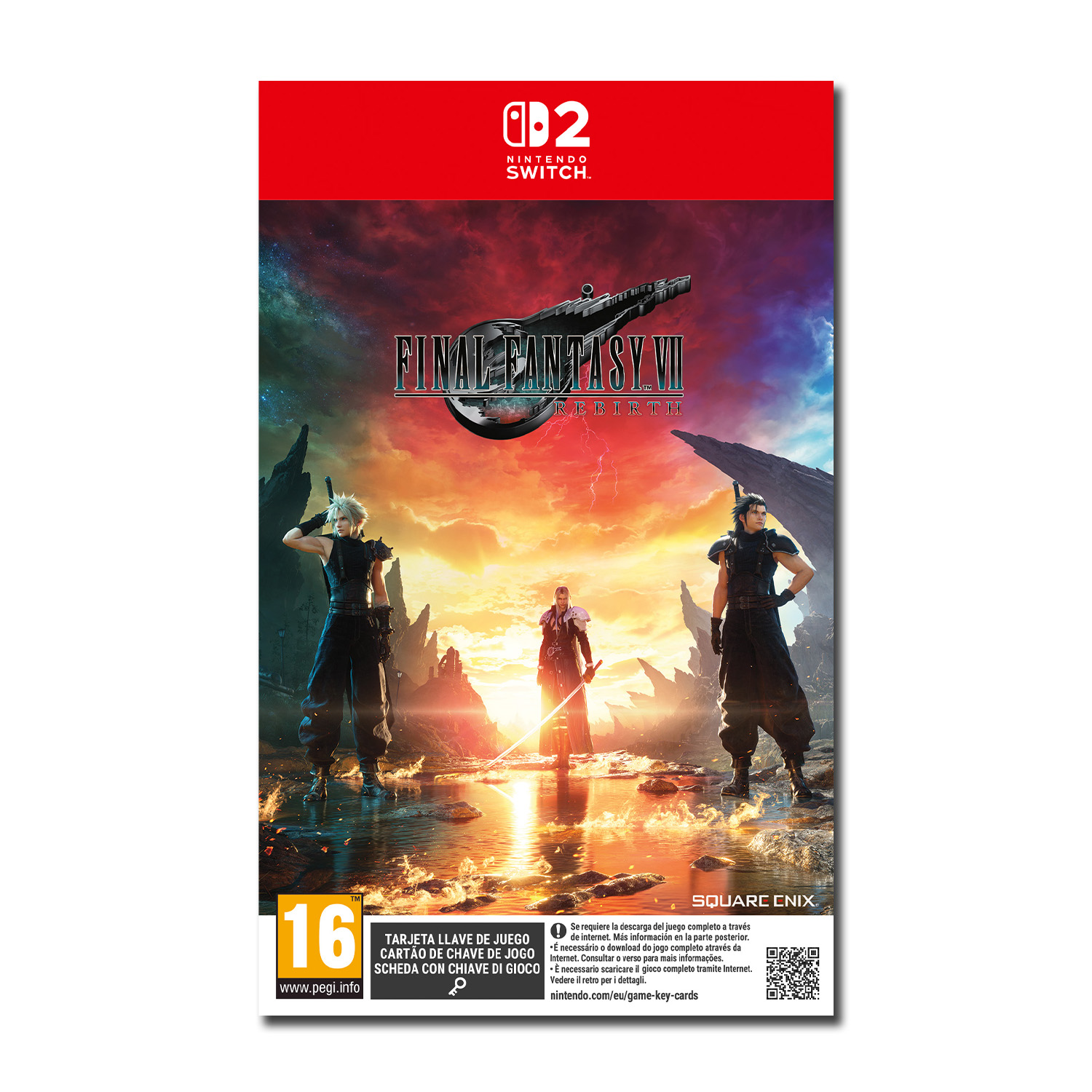 Final Fantasy VII Rebirth con carta promozionale esclusiva Magic: The Gathering – Final Fantasy- Gioco Nintendo Switch 2