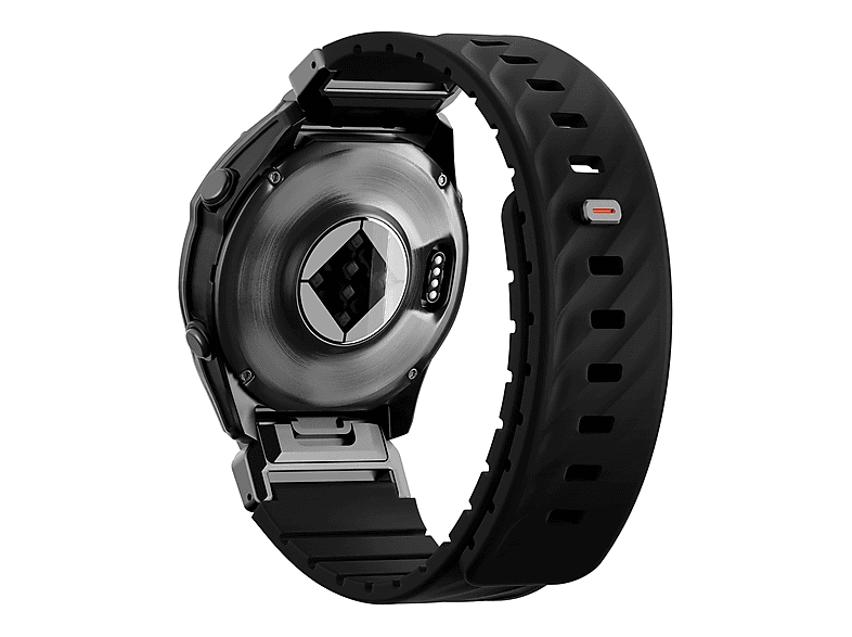 Pasek magnetyczny UNIQ Fluo do Garmin Quick Release 26mm i QuickFit Czarny – zdjęcie 3