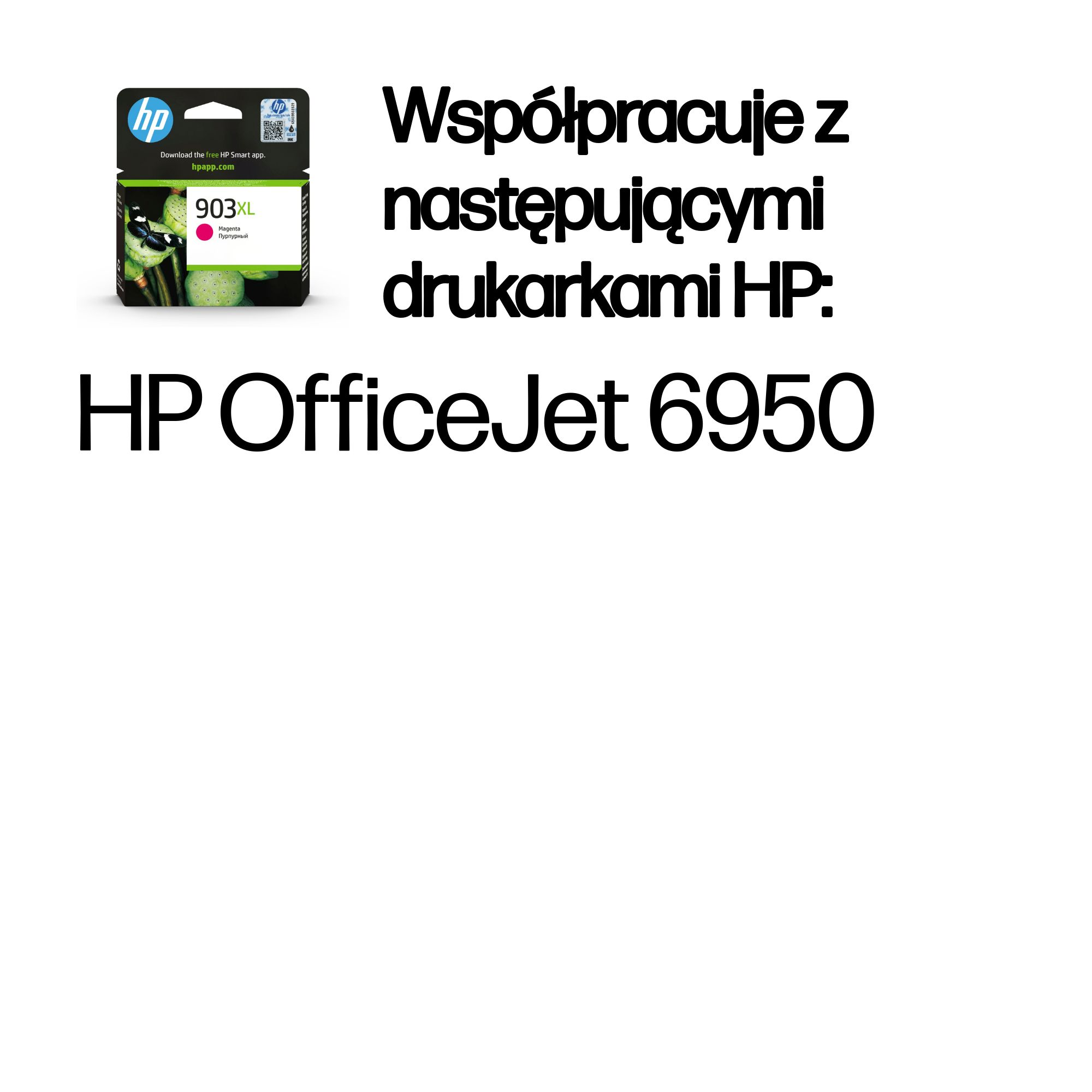 Tusz HP 903XL Magenta do drukarki HP OfficeJet 6950.