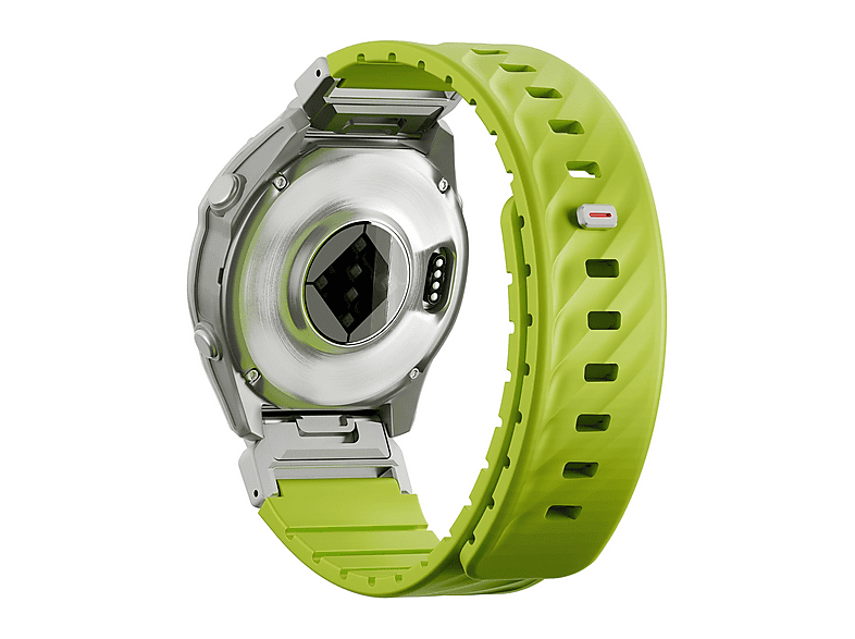 Pasek magnetyczny UNIQ Fluo do Garmin Quick Release 26mm i QuickFit Limonkowy – zdjęcie 2