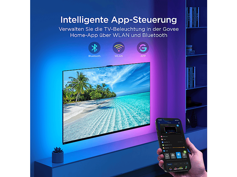 Thumbnail - GOVEE LED TV Back Light, Hintergrundbeleuchtung RGB, Farbe