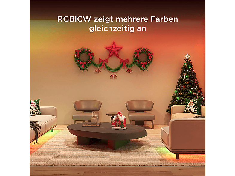 GOVEE RGBIC+ 5m LED-Lichtleiste Mehrfarbig