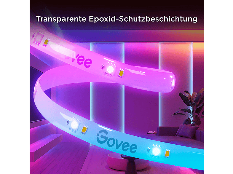 GOVEE RGBIC+ 5m LED-Lichtleiste Mehrfarbig