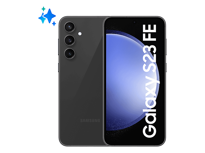 Samsung Galaxy S23 Fe, 128 Gb, Graphite - Ricondizionato Grading Eccellente 2 Anni Di Garanzia