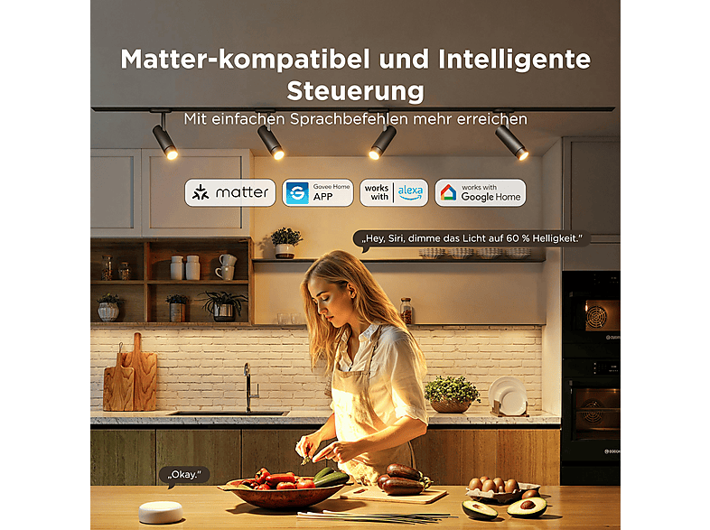 GOVEE RGBWW LED Lampe Sockel GU10 2er Pack Glühbirne RGBWW, Farbe