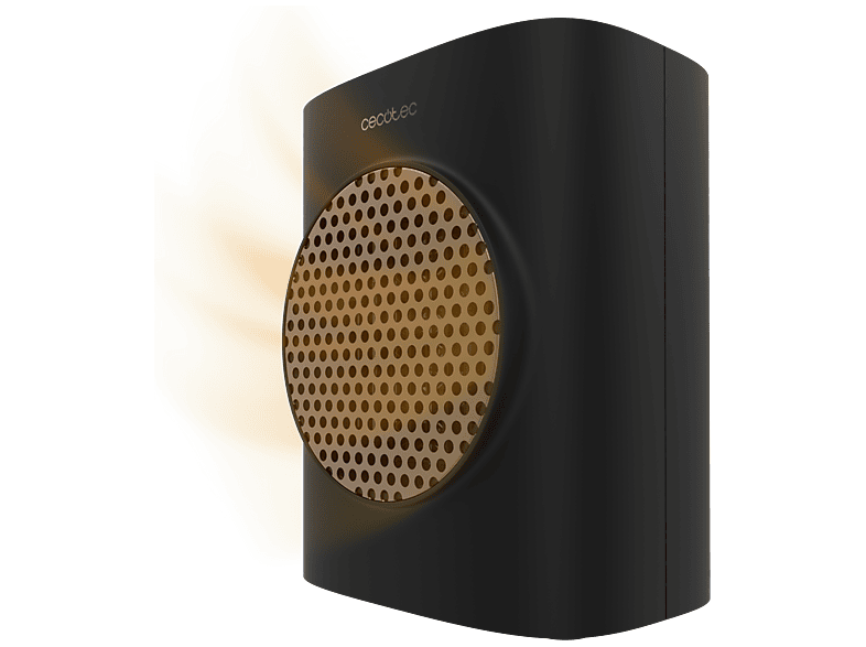 Calefactor cerámico - Cecotec ReadyWarm 1570 Max Ceramic Smart Black, 1500 W, Pantalla digital, 3 modos, Temporizador 9 h, Negro