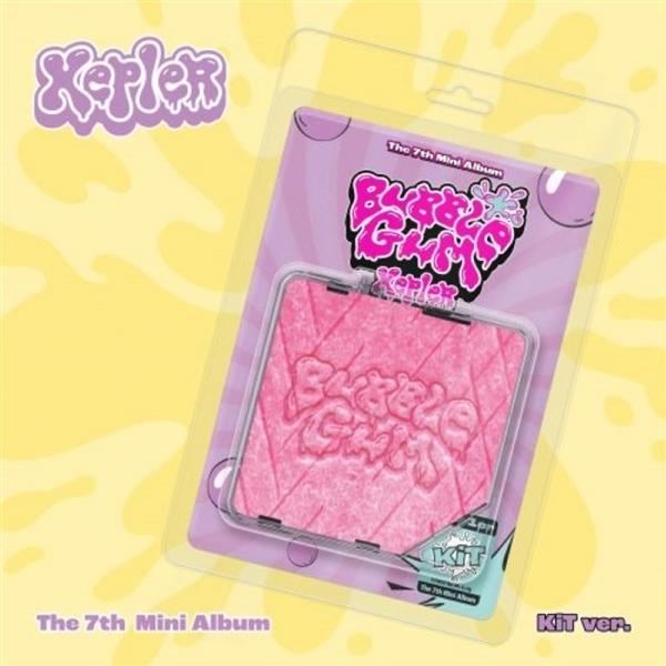 Verpackung des Kepler 7. Mini-Albums "Bubble Gum" (KiT Ver.) in Pink.