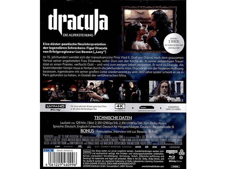 Thumbnail - Dracula - Die Auferstehung 4K Ultra HD Blu-ray