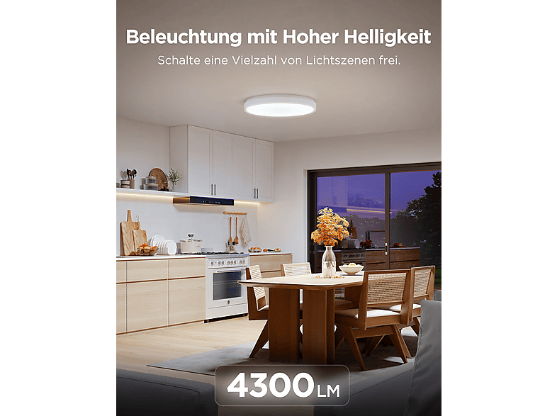 Thumbnail - GOVEE LED Smart Ceiling Light Deckenleuchte RGBWW