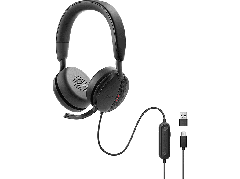 Thumbnail - DELL - B2B Pro Wired ANC Headset WH5024, Schwarz