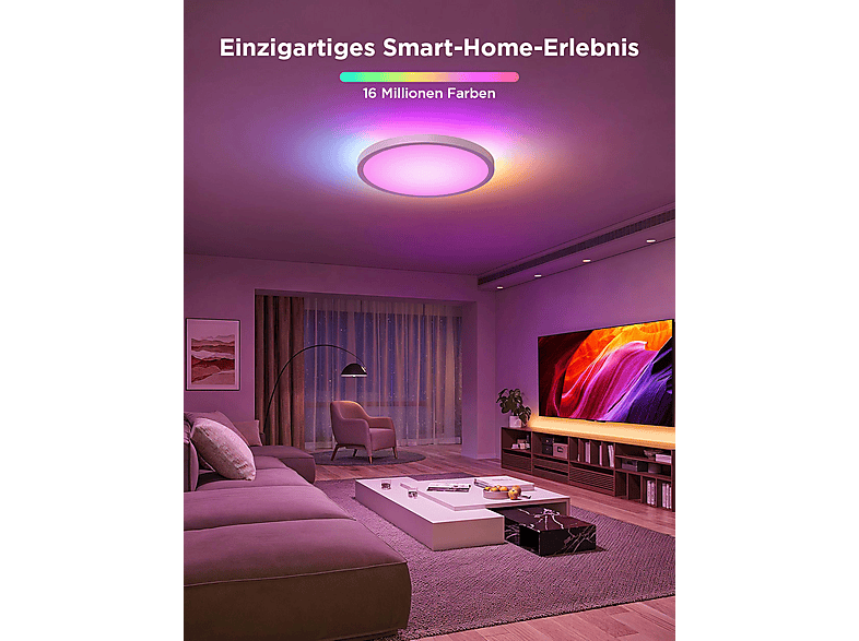 Thumbnail - GOVEE Ceiling Light 12 Zoll, Smarte Deckenlampe RGBWW, RGBICWW