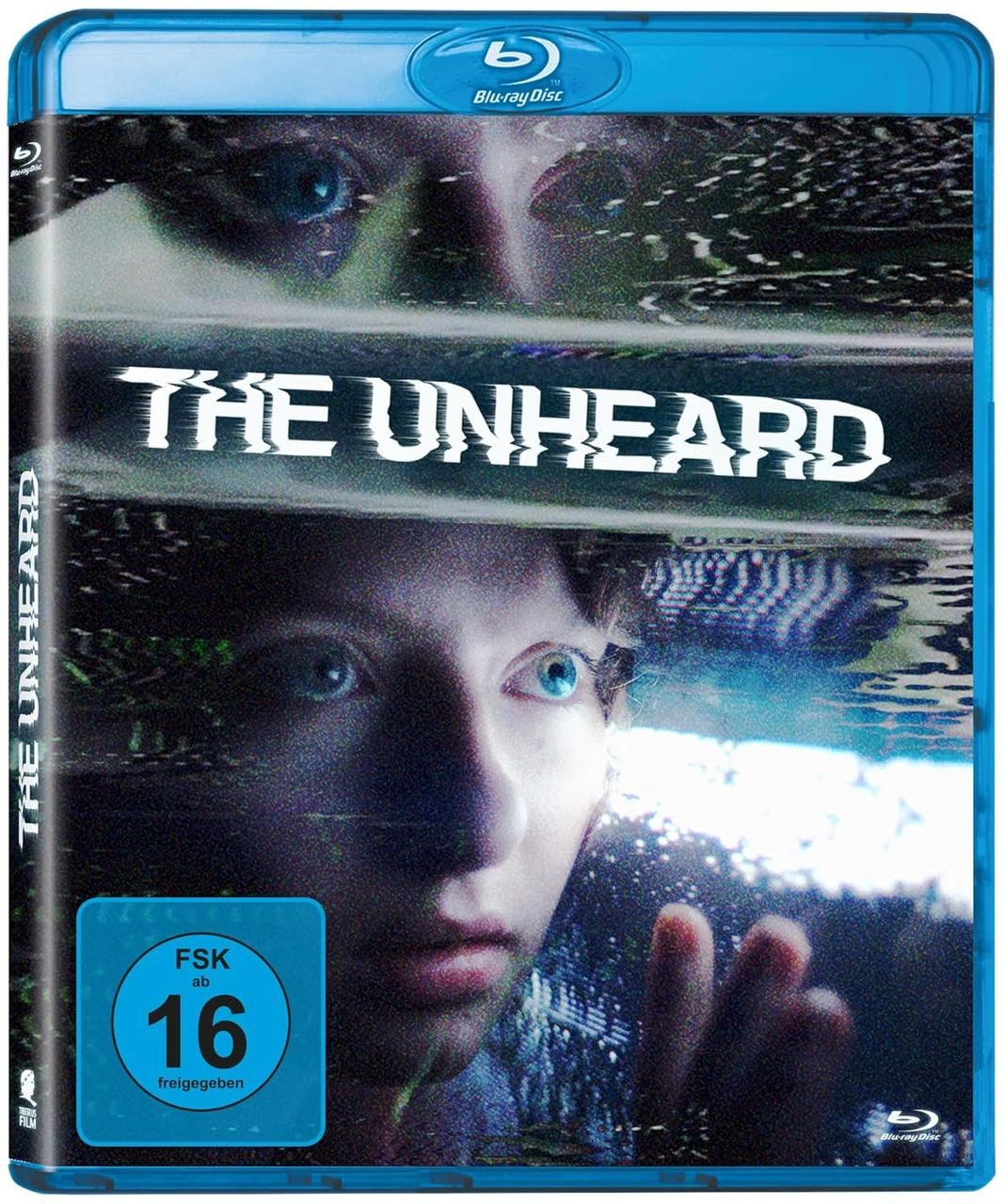 Blu-ray Hülle mit Titel 'The Unheard' und Porträt einer jungen Frau.