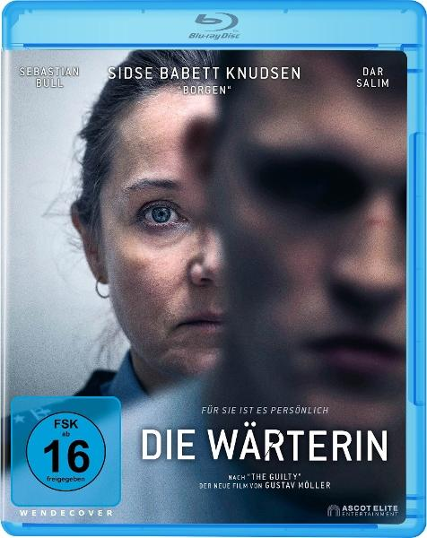 Blu-ray Cover für 'Die Wärterin' mit zwei Gesichtern im Fokus und FSK 16 Siegel.