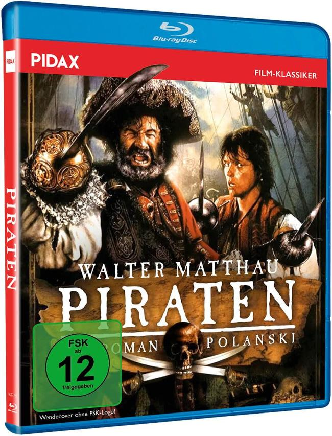 Blu-ray Cover: Zwei Piraten mit Säbeln, Walter Matthau, FSK 12.