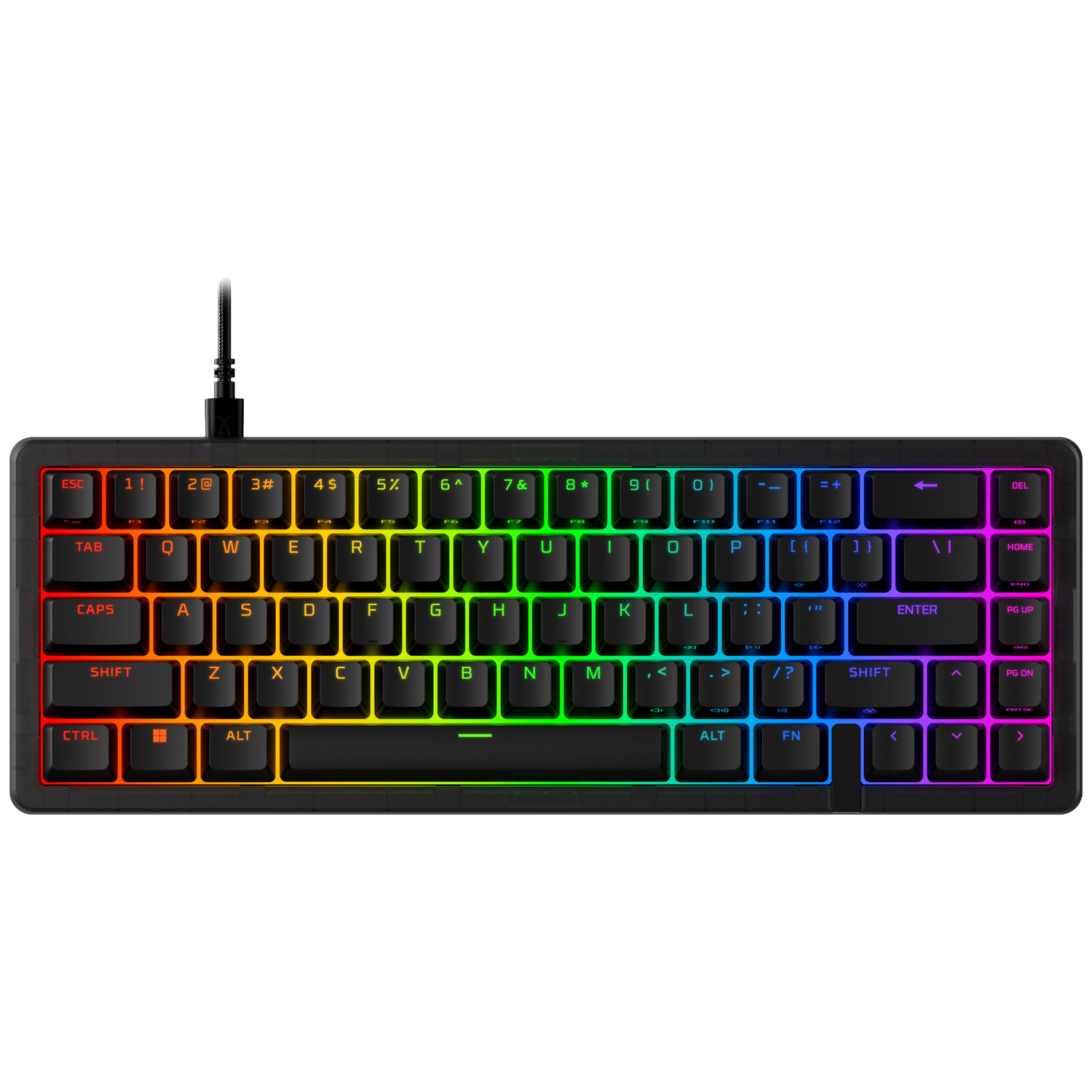 Hyperx Origins 2 65 Gaming Keyboard - Us Qwerty Bedraad Gamingtoetsenbord Zwart