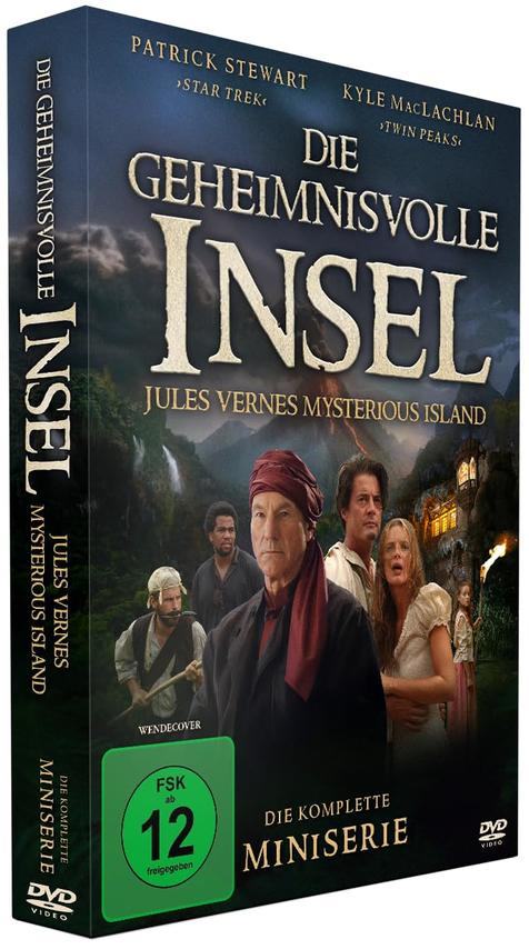 DVD-Cover mit Patrick Stewart, Kyle MacLachlan und Darstellern vor Dschungelkulisse.